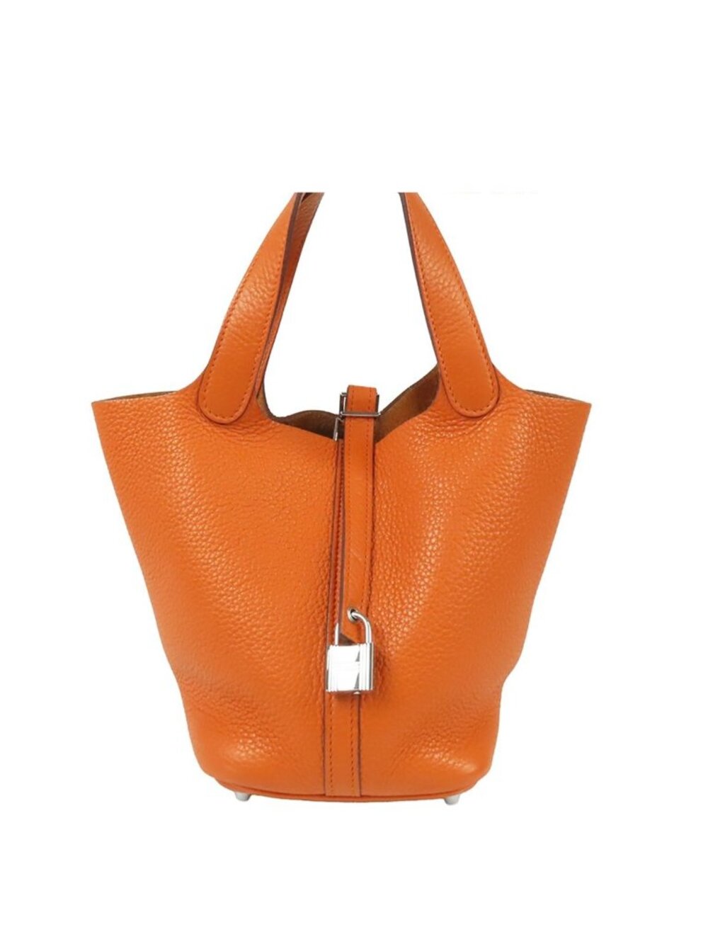 Hermes Picotin Lock PM Fu Silver Taurillon Handbag